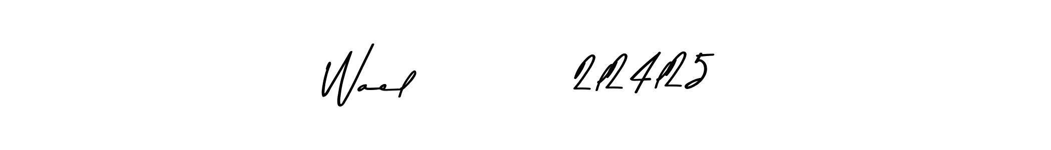 You can use this online signature creator to create a handwritten signature for the name Wael          2l24l25. This is the best online autograph maker. Wael          2l24l25 signature style 9 images and pictures png
