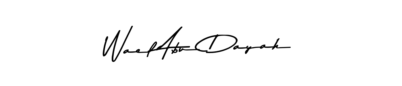 Use a signature maker to create a handwritten signature online. With this signature software, you can design (Asem Kandis PERSONAL USE) your own signature for name Wael Abu Dayah. Wael Abu Dayah signature style 9 images and pictures png