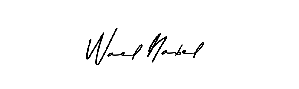 Here are the top 10 professional signature styles for the name Wael Nabel. These are the best autograph styles you can use for your name. Wael Nabel signature style 9 images and pictures png
