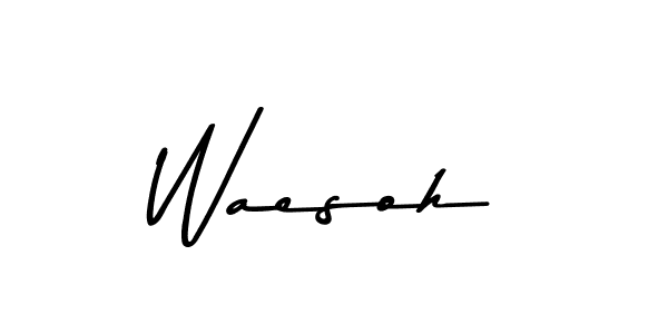 It looks lik you need a new signature style for name Waesoh. Design unique handwritten (Asem Kandis PERSONAL USE) signature with our free signature maker in just a few clicks. Waesoh signature style 9 images and pictures png