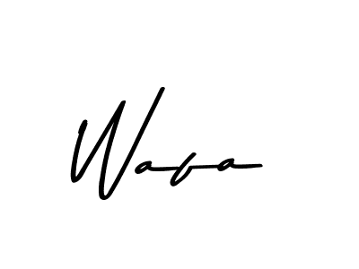 You should practise on your own different ways (Asem Kandis PERSONAL USE) to write your name (Wafa) in signature. don't let someone else do it for you. Wafa signature style 9 images and pictures png