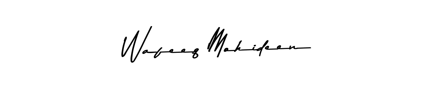 Make a short Wafeeq Mohideen signature style. Manage your documents anywhere anytime using Asem Kandis PERSONAL USE. Create and add eSignatures, submit forms, share and send files easily. Wafeeq Mohideen signature style 9 images and pictures png