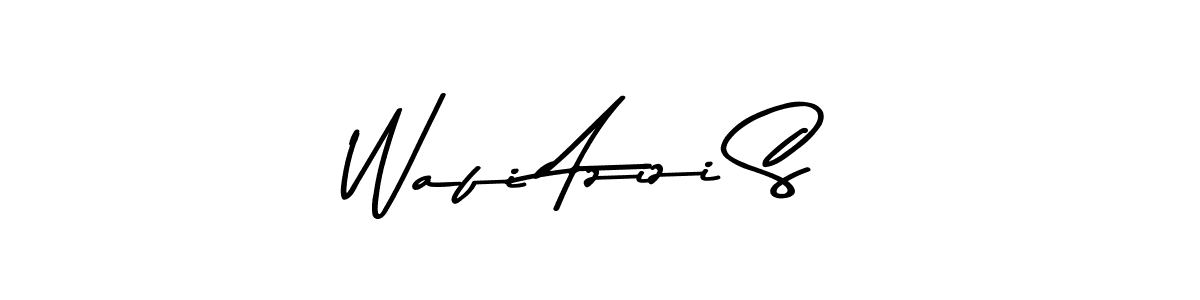 Similarly Asem Kandis PERSONAL USE is the best handwritten signature design. Signature creator online .You can use it as an online autograph creator for name Wafi Azizi S. Wafi Azizi S signature style 9 images and pictures png
