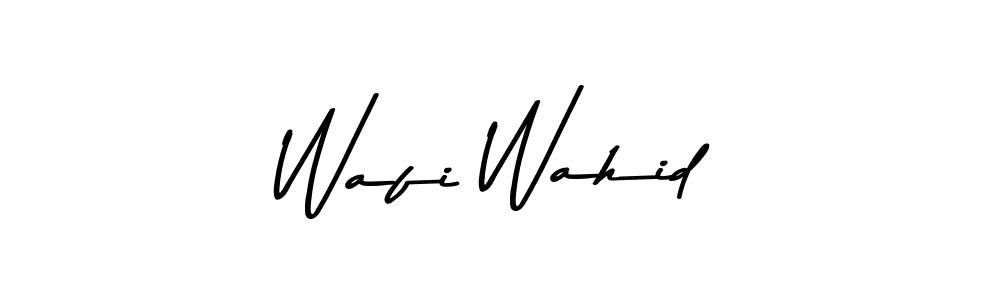 Use a signature maker to create a handwritten signature online. With this signature software, you can design (Asem Kandis PERSONAL USE) your own signature for name Wafi Wahid. Wafi Wahid signature style 9 images and pictures png