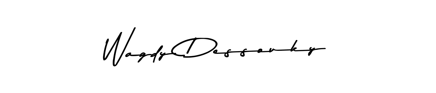 Make a beautiful signature design for name Wagdy Dessouky. With this signature (Asem Kandis PERSONAL USE) style, you can create a handwritten signature for free. Wagdy Dessouky signature style 9 images and pictures png