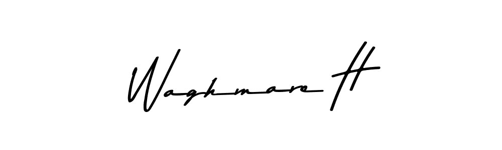 Also You can easily find your signature by using the search form. We will create Waghmare H name handwritten signature images for you free of cost using Asem Kandis PERSONAL USE sign style. Waghmare H signature style 9 images and pictures png
