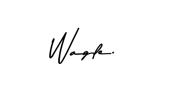 Also You can easily find your signature by using the search form. We will create Wagle. name handwritten signature images for you free of cost using Asem Kandis PERSONAL USE sign style. Wagle. signature style 9 images and pictures png