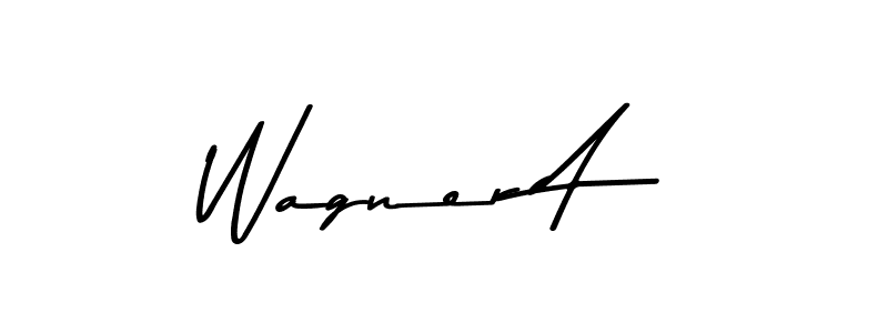 The best way (Asem Kandis PERSONAL USE) to make a short signature is to pick only two or three words in your name. The name Wagner A include a total of six letters. For converting this name. Wagner A signature style 9 images and pictures png