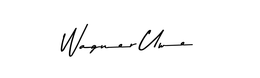 Design your own signature with our free online signature maker. With this signature software, you can create a handwritten (Asem Kandis PERSONAL USE) signature for name Wagner Uwe. Wagner Uwe signature style 9 images and pictures png