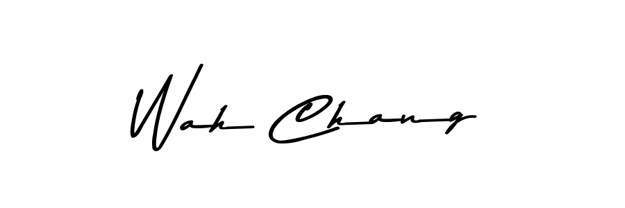Make a beautiful signature design for name Wah Chang. With this signature (Asem Kandis PERSONAL USE) style, you can create a handwritten signature for free. Wah Chang signature style 9 images and pictures png