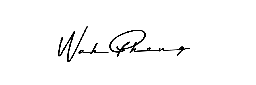 Wah Pheng stylish signature style. Best Handwritten Sign (Asem Kandis PERSONAL USE) for my name. Handwritten Signature Collection Ideas for my name Wah Pheng. Wah Pheng signature style 9 images and pictures png