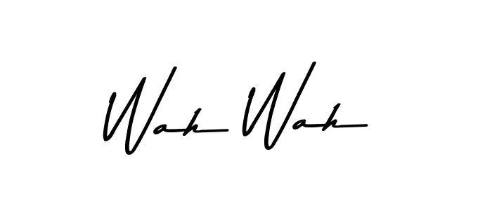 Wah Wah stylish signature style. Best Handwritten Sign (Asem Kandis PERSONAL USE) for my name. Handwritten Signature Collection Ideas for my name Wah Wah. Wah Wah signature style 9 images and pictures png