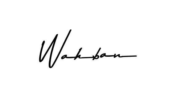 Also we have Wahban name is the best signature style. Create professional handwritten signature collection using Asem Kandis PERSONAL USE autograph style. Wahban signature style 9 images and pictures png