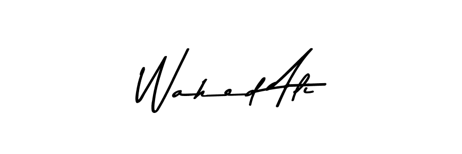 Use a signature maker to create a handwritten signature online. With this signature software, you can design (Asem Kandis PERSONAL USE) your own signature for name Wahed Ali. Wahed Ali signature style 9 images and pictures png