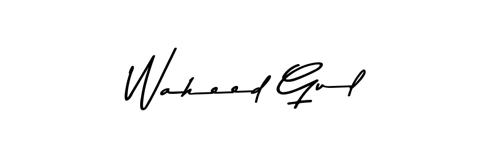 Also You can easily find your signature by using the search form. We will create Waheed Gul name handwritten signature images for you free of cost using Asem Kandis PERSONAL USE sign style. Waheed Gul signature style 9 images and pictures png