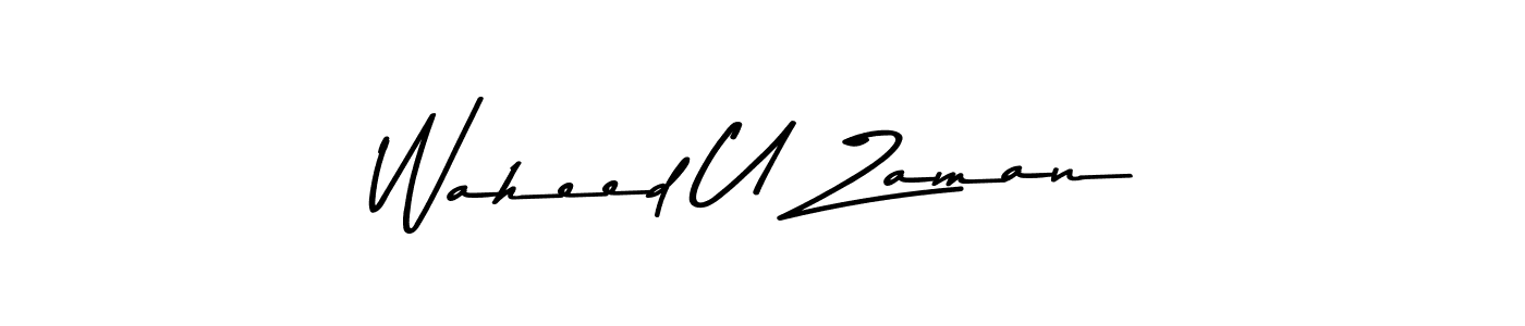 How to make Waheed U Zaman signature? Asem Kandis PERSONAL USE is a professional autograph style. Create handwritten signature for Waheed U Zaman name. Waheed U Zaman signature style 9 images and pictures png