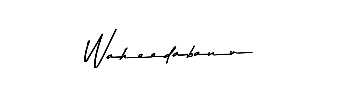 Waheedabanu stylish signature style. Best Handwritten Sign (Asem Kandis PERSONAL USE) for my name. Handwritten Signature Collection Ideas for my name Waheedabanu. Waheedabanu signature style 9 images and pictures png