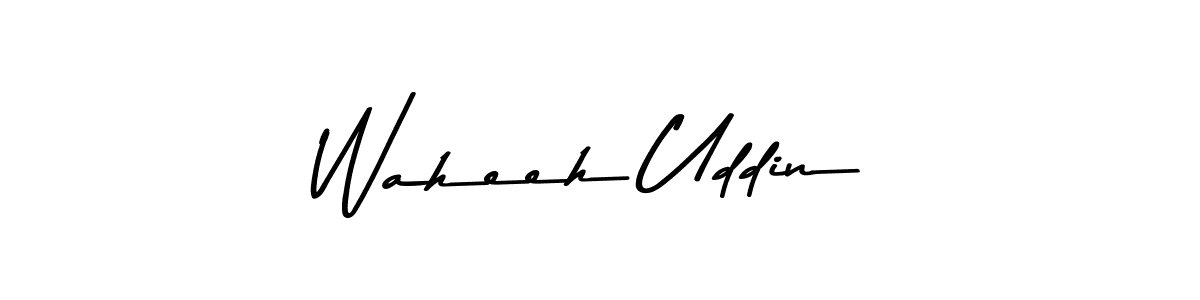 Use a signature maker to create a handwritten signature online. With this signature software, you can design (Asem Kandis PERSONAL USE) your own signature for name Waheeh Uddin. Waheeh Uddin signature style 9 images and pictures png