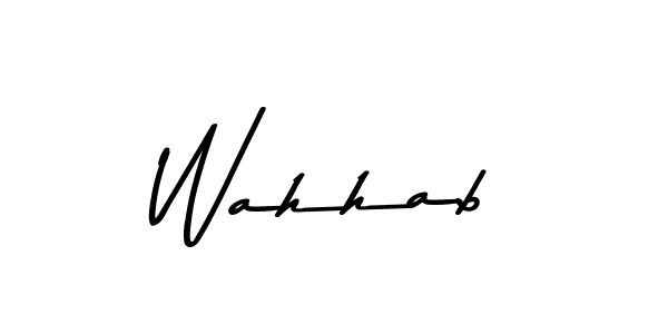 if you are searching for the best signature style for your name Wahhab. so please give up your signature search. here we have designed multiple signature styles  using Asem Kandis PERSONAL USE. Wahhab signature style 9 images and pictures png