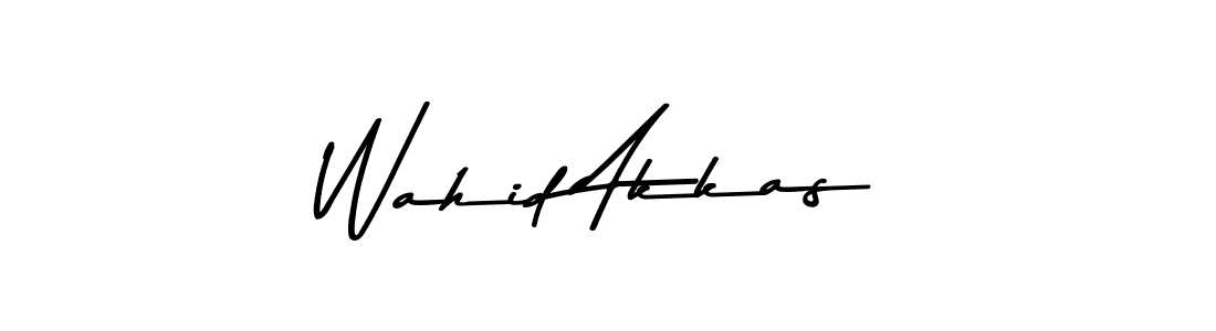 Use a signature maker to create a handwritten signature online. With this signature software, you can design (Asem Kandis PERSONAL USE) your own signature for name Wahid Akkas. Wahid Akkas signature style 9 images and pictures png