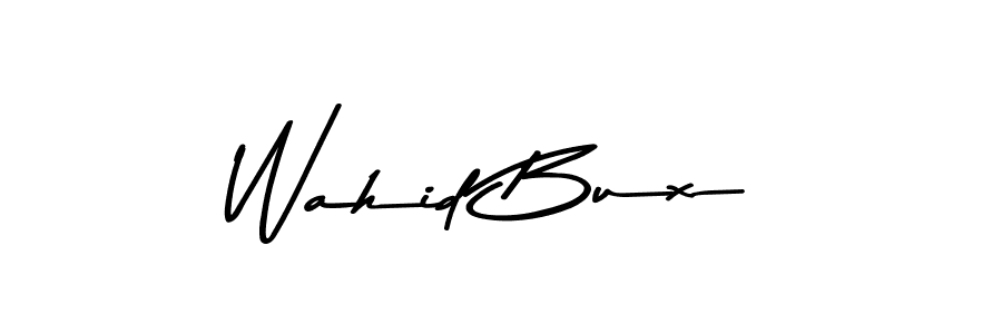 Create a beautiful signature design for name Wahid Bux. With this signature (Asem Kandis PERSONAL USE) fonts, you can make a handwritten signature for free. Wahid Bux signature style 9 images and pictures png