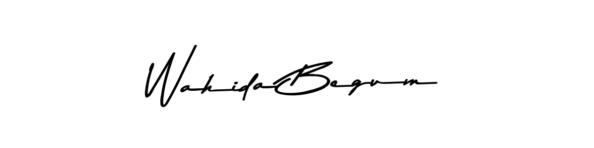 Wahida Begum stylish signature style. Best Handwritten Sign (Asem Kandis PERSONAL USE) for my name. Handwritten Signature Collection Ideas for my name Wahida Begum. Wahida Begum signature style 9 images and pictures png