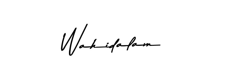 Use a signature maker to create a handwritten signature online. With this signature software, you can design (Asem Kandis PERSONAL USE) your own signature for name Wahidalam. Wahidalam signature style 9 images and pictures png