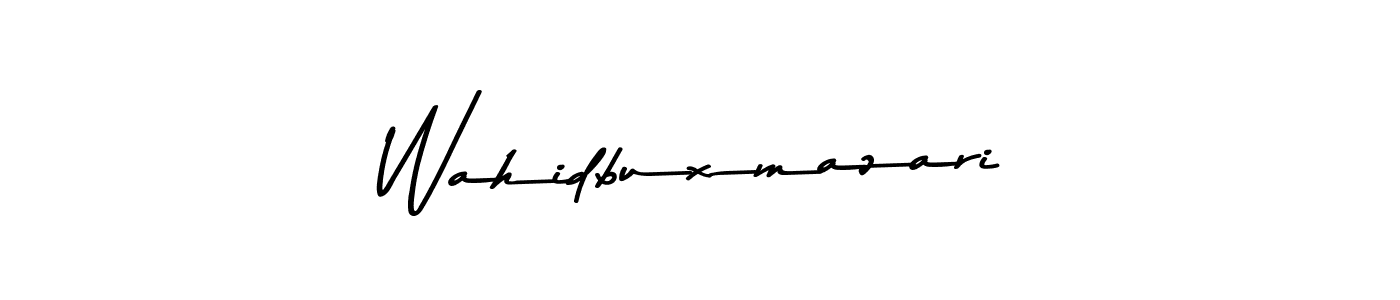 How to make Wahidbuxmazari signature? Asem Kandis PERSONAL USE is a professional autograph style. Create handwritten signature for Wahidbuxmazari name. Wahidbuxmazari signature style 9 images and pictures png