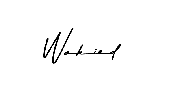 Also we have Wahied name is the best signature style. Create professional handwritten signature collection using Asem Kandis PERSONAL USE autograph style. Wahied signature style 9 images and pictures png