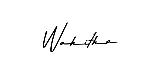 How to Draw Wahitha signature style? Asem Kandis PERSONAL USE is a latest design signature styles for name Wahitha. Wahitha signature style 9 images and pictures png