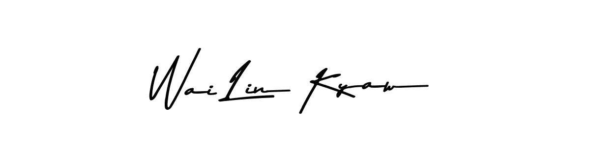 Asem Kandis PERSONAL USE is a professional signature style that is perfect for those who want to add a touch of class to their signature. It is also a great choice for those who want to make their signature more unique. Get Wai Lin Kyaw name to fancy signature for free. Wai Lin Kyaw signature style 9 images and pictures png