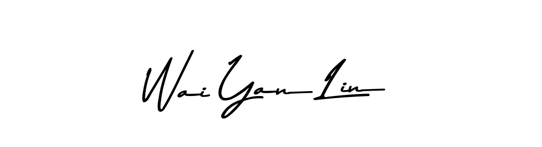 How to make Wai Yan Lin signature? Asem Kandis PERSONAL USE is a professional autograph style. Create handwritten signature for Wai Yan Lin name. Wai Yan Lin signature style 9 images and pictures png