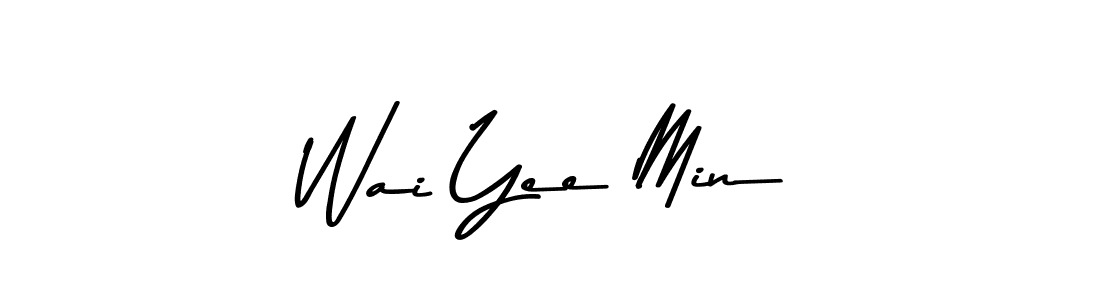 Create a beautiful signature design for name Wai Yee Min. With this signature (Asem Kandis PERSONAL USE) fonts, you can make a handwritten signature for free. Wai Yee Min signature style 9 images and pictures png