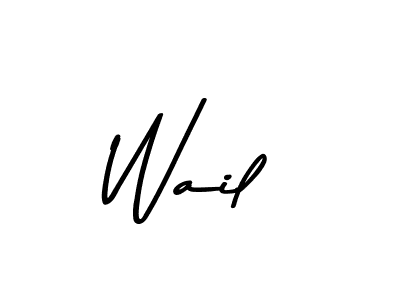 Make a beautiful signature design for name Wail. Use this online signature maker to create a handwritten signature for free. Wail signature style 9 images and pictures png