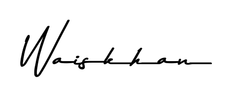 You should practise on your own different ways (Asem Kandis PERSONAL USE) to write your name (Waiskhan) in signature. Don't let someone else do it for you. Waiskhan signature style 9 images and pictures png