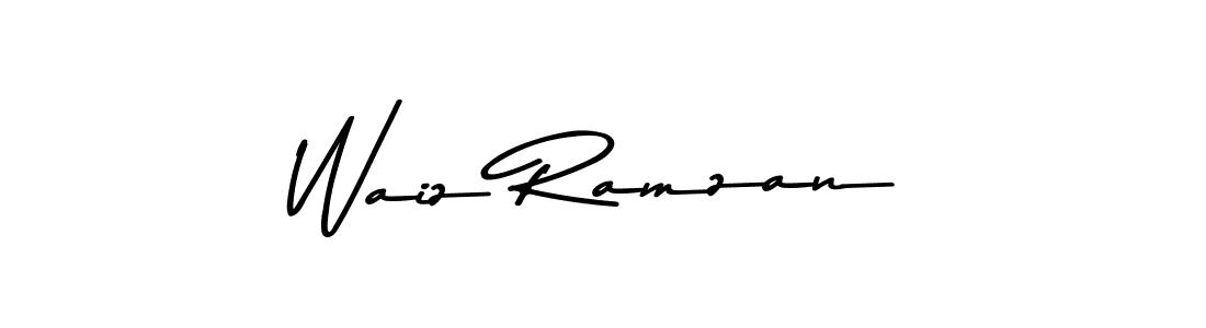 Also we have Waiz Ramzan name is the best signature style. Create professional handwritten signature collection using Asem Kandis PERSONAL USE autograph style. Waiz Ramzan signature style 9 images and pictures png