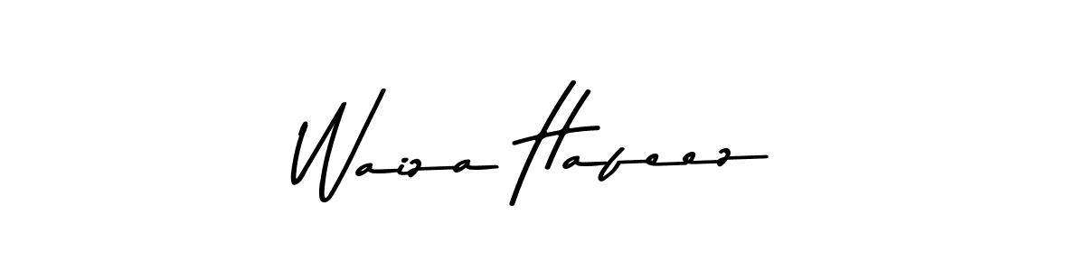 Make a beautiful signature design for name Waiza Hafeez. With this signature (Asem Kandis PERSONAL USE) style, you can create a handwritten signature for free. Waiza Hafeez signature style 9 images and pictures png
