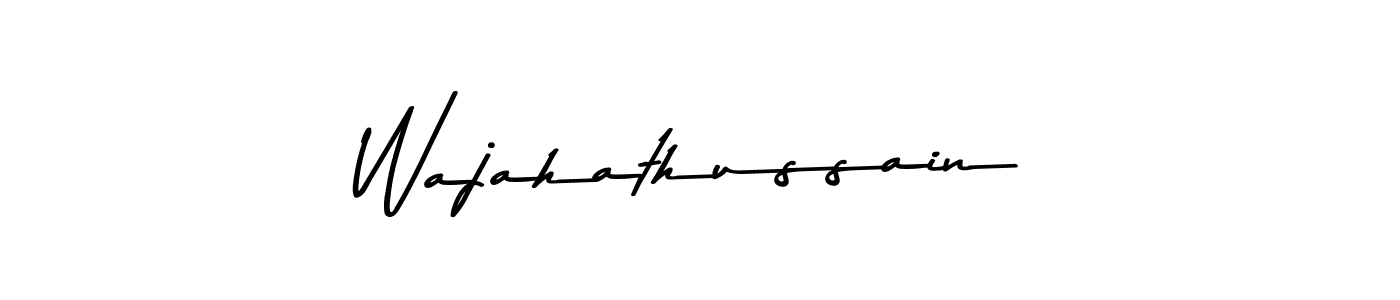 How to make Wajahathussain signature? Asem Kandis PERSONAL USE is a professional autograph style. Create handwritten signature for Wajahathussain name. Wajahathussain signature style 9 images and pictures png