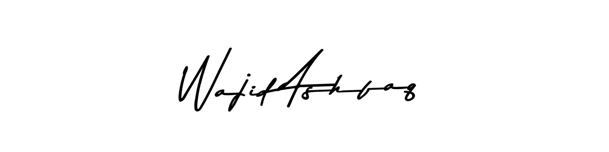 The best way (Asem Kandis PERSONAL USE) to make a short signature is to pick only two or three words in your name. The name Wajid Ashfaq include a total of six letters. For converting this name. Wajid Ashfaq signature style 9 images and pictures png