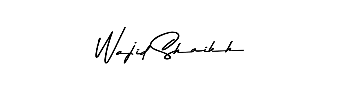 How to Draw Wajid Shaikh signature style? Asem Kandis PERSONAL USE is a latest design signature styles for name Wajid Shaikh. Wajid Shaikh signature style 9 images and pictures png