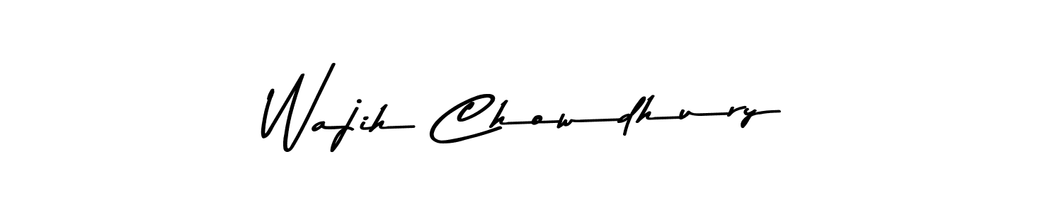 It looks lik you need a new signature style for name Wajih Chowdhury. Design unique handwritten (Asem Kandis PERSONAL USE) signature with our free signature maker in just a few clicks. Wajih Chowdhury signature style 9 images and pictures png