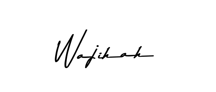 How to make Wajihah signature? Asem Kandis PERSONAL USE is a professional autograph style. Create handwritten signature for Wajihah name. Wajihah signature style 9 images and pictures png