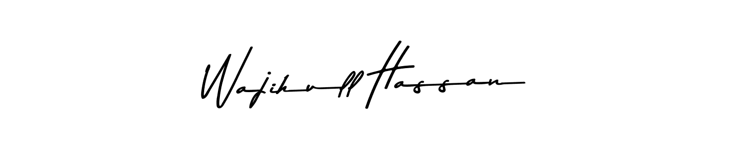 You can use this online signature creator to create a handwritten signature for the name Wajihull Hassan. This is the best online autograph maker. Wajihull Hassan signature style 9 images and pictures png