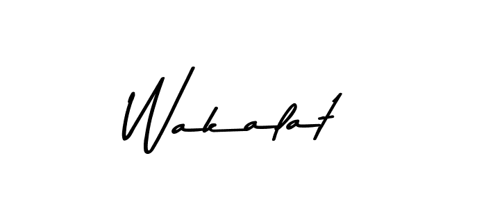 Also we have Wakalat name is the best signature style. Create professional handwritten signature collection using Asem Kandis PERSONAL USE autograph style. Wakalat signature style 9 images and pictures png