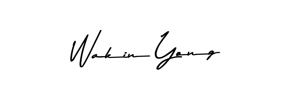 Check out images of Autograph of Wakin Yong name. Actor Wakin Yong Signature Style. Asem Kandis PERSONAL USE is a professional sign style online. Wakin Yong signature style 9 images and pictures png