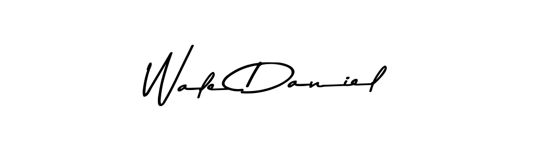 Design your own signature with our free online signature maker. With this signature software, you can create a handwritten (Asem Kandis PERSONAL USE) signature for name Wale Daniel. Wale Daniel signature style 9 images and pictures png