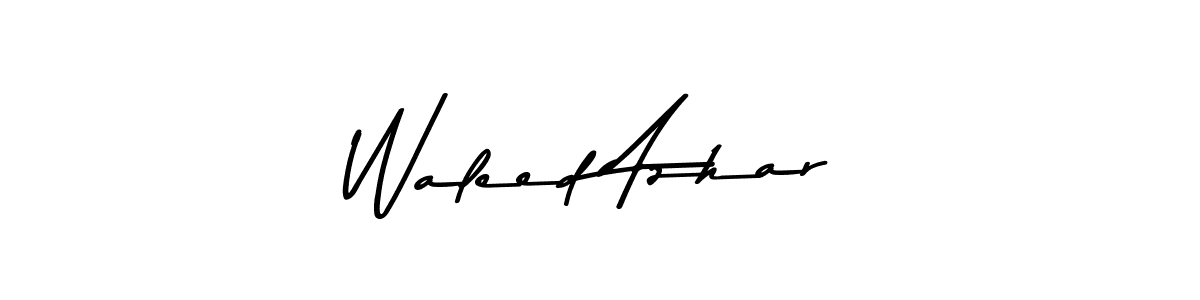 Also we have Waleed Azhar name is the best signature style. Create professional handwritten signature collection using Asem Kandis PERSONAL USE autograph style. Waleed Azhar signature style 9 images and pictures png