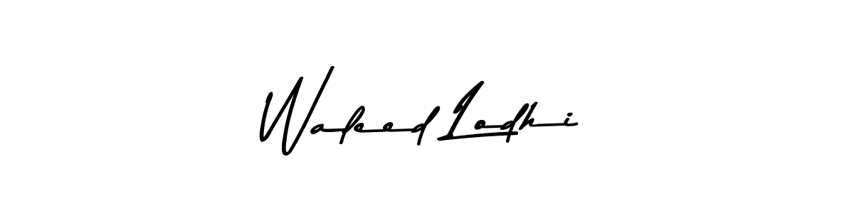 How to make Waleed Lodhi signature? Asem Kandis PERSONAL USE is a professional autograph style. Create handwritten signature for Waleed Lodhi name. Waleed Lodhi signature style 9 images and pictures png