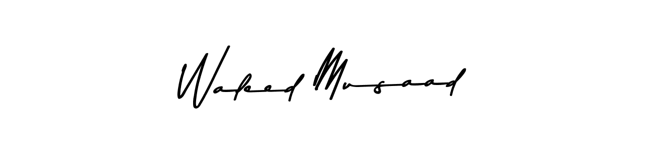 This is the best signature style for the Waleed Musaad name. Also you like these signature font (Asem Kandis PERSONAL USE). Mix name signature. Waleed Musaad signature style 9 images and pictures png