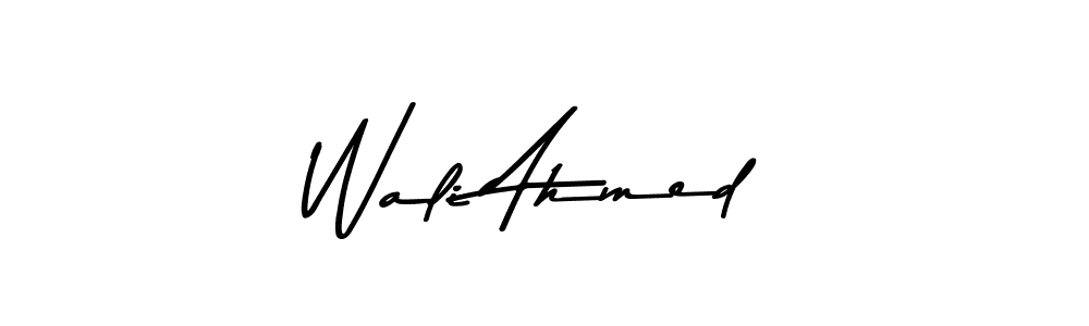 The best way (Asem Kandis PERSONAL USE) to make a short signature is to pick only two or three words in your name. The name Wali Ahmed include a total of six letters. For converting this name. Wali Ahmed signature style 9 images and pictures png